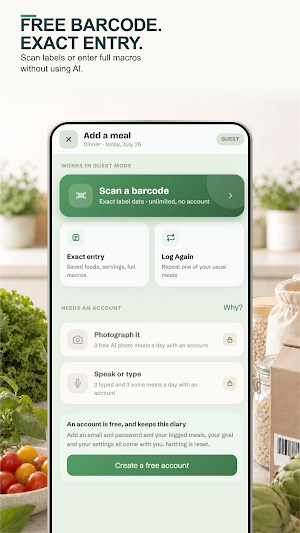 Simply Calorie Tracker Screenshot 2