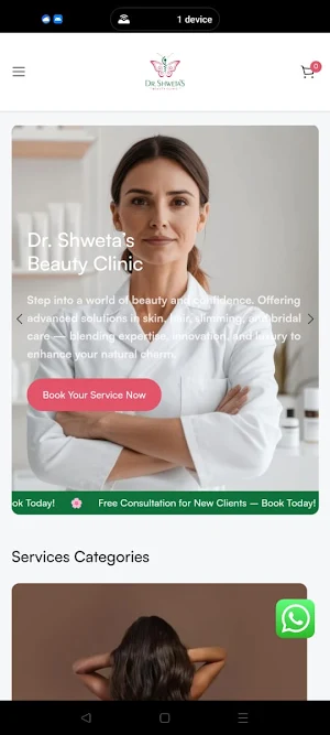 Dr. Shweta's Beauty Clinic Screenshot 1