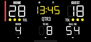 American Football Scoreboard Screenshot 0