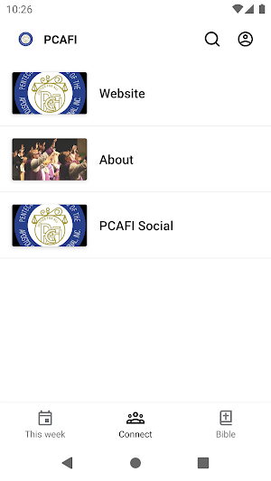 PCAFI Mobile Screenshot 1