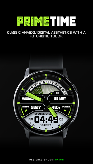 PrimeTime Watch Face Screenshot 0
