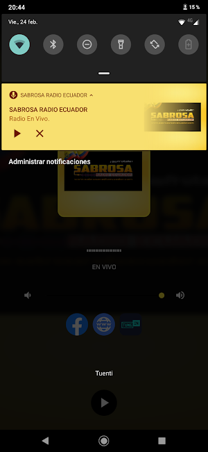 SABROSA RADIO ECUADOR Screenshot 3