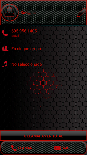 THEME DARK SPACE RED EXDIALER Screenshot 2