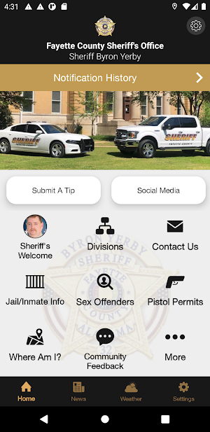 Fayette County Sheriff Alabama Screenshot 0