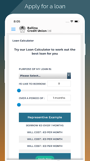 Ballina Credit Union Ltd Screenshot 1