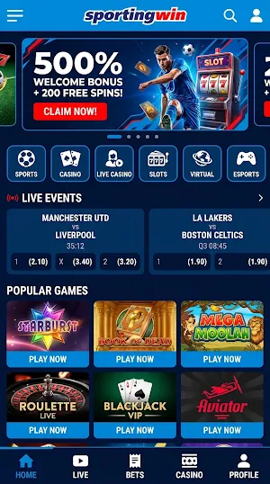 Sportingwin Screenshot 1