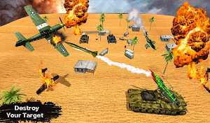 Aircraft Shooting Missile Strike-Free Action Game Screenshot 1