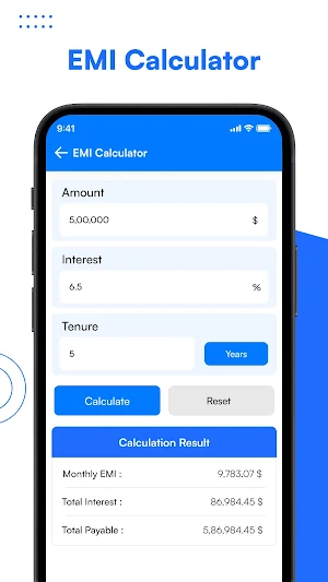 Loan EMI Calculator Screenshot 0