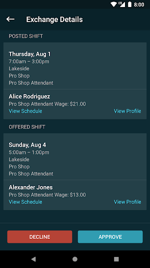 Shift Manager Plus Screenshot 2