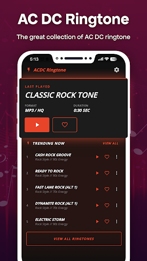 AC DC Ringtone Screenshot 0