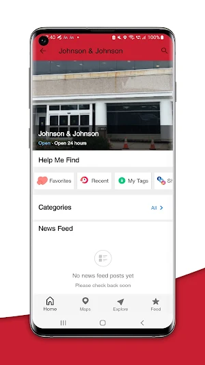 Johnson & Johnson Wayfinding Screenshot 0