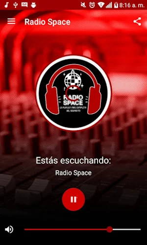 Radio Space Varela Screenshot 2