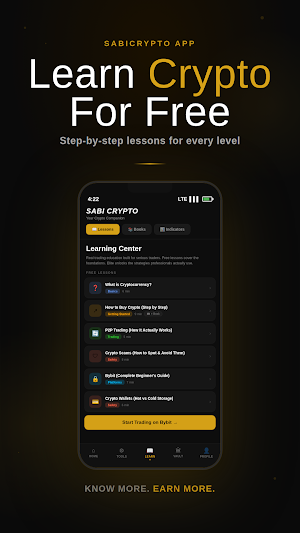 SabiCrypto: Learn & Earn Screenshot 1