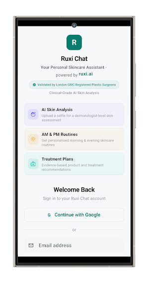 Ruxi Chat — AI Skin Analysis Screenshot 0