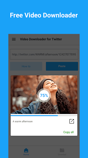 Video Downloader for Twitter Screenshot 0