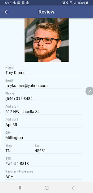 Poll Worker Signup Form Screenshot 2