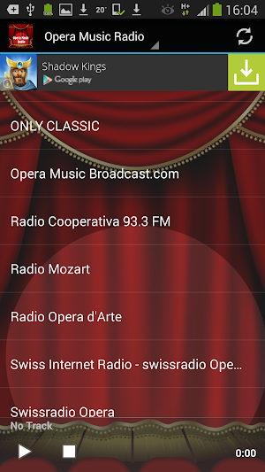 Opera Music Radio Screenshot 1