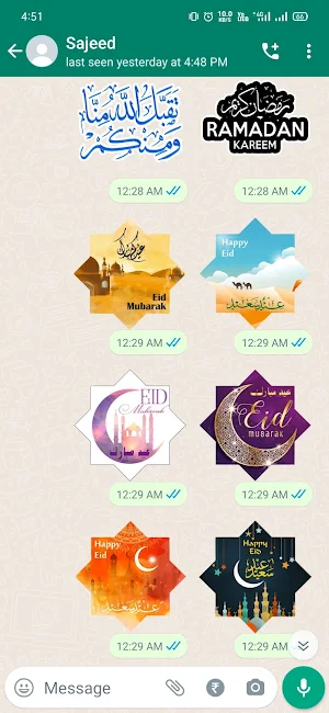 WASticker: Islamic Stickers Screenshot 2