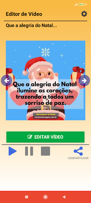 Editor de Vídeo de Natal Screenshot 0