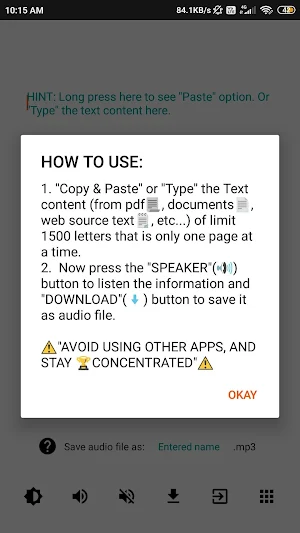TextHack Screenshot 1