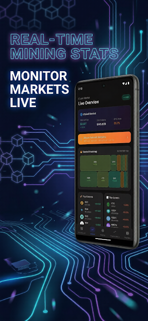 BlockMiner: Mine Crypto & Earn Screenshot 1
