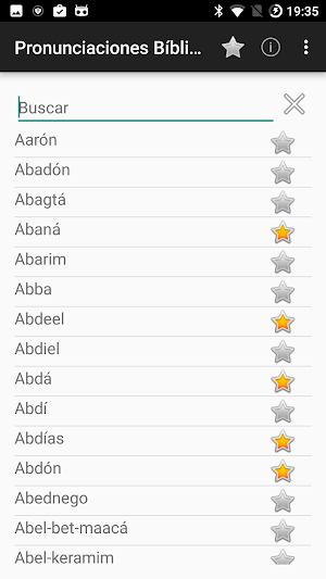 Pronunciaciones Bíblicos Screenshot 0