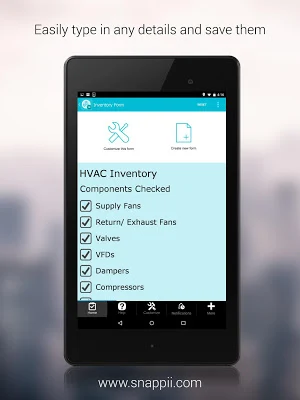 HVAC inventory Screenshot 1