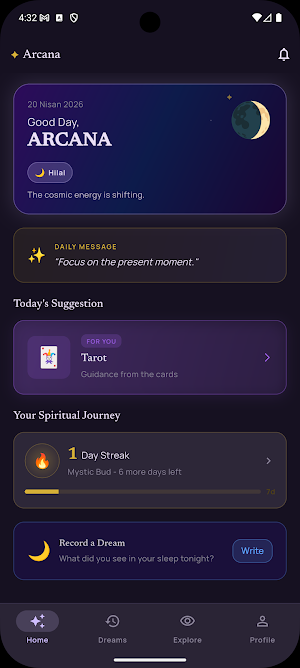Arcana: Tarot, Astrology&Dream Screenshot 0