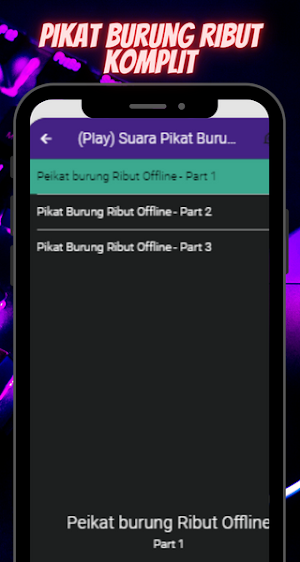 Pikat Burung Ribut Offline Screenshot 2