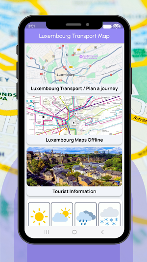 Luxembourg Transport Map 2025 Screenshot 0