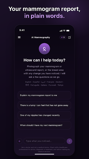 AI Mammography: Mammogram Help Screenshot 0