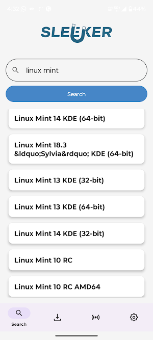Sleeker - Torrent Search Screenshot 2