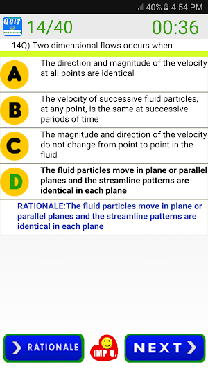 Fluid Mechanics Quiz Questions Screenshot 2