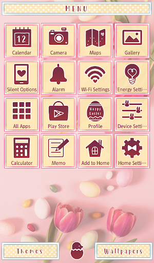 Girly Easter Theme Screenshot 1