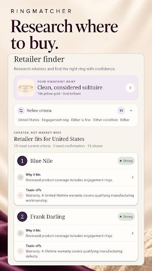 RingMatcher: Engagement Rings Screenshot 3