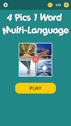 4 Pics 1 Word Puzzle Multi-Lan Screenshot 0