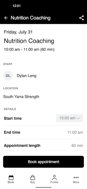 South Yarra Strength Screenshot 2