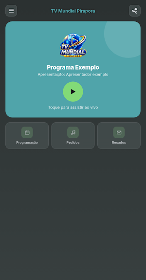 TV Mundial Pirapora Screenshot 1