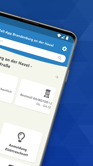 Abfall-App Stadt Brandenburg Screenshot 1