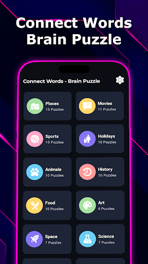 Connect Words - Brain Puzzle Screenshot 0