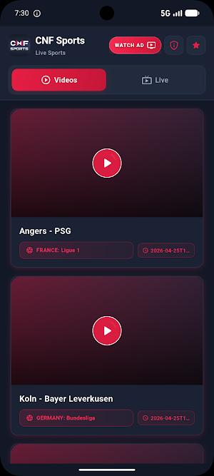 CNF Sports Pro Screenshot 1