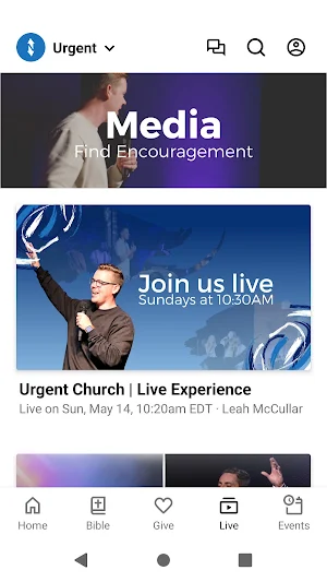Urgent Church Screenshot 1