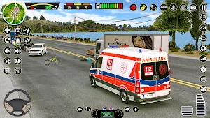 US Ambulance Driving Game 3D Screenshot 2