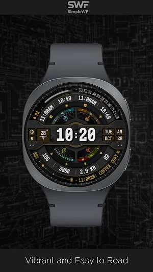 Digital Watch Face Infowatch 4 Screenshot 3