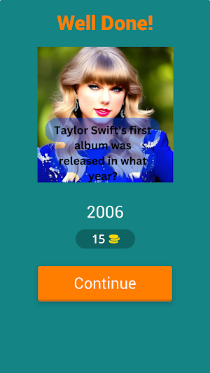 TAYLOR SWIFT QUIZ Screenshot 1