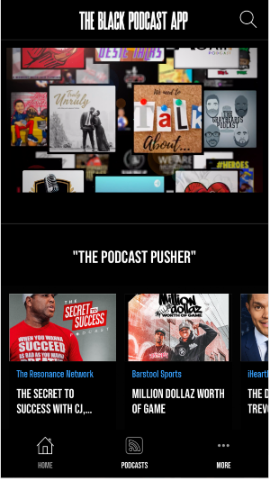 The Black Podcast App Screenshot 0
