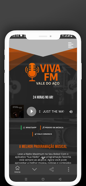 Rádio Viva FM Vale do Aço Screenshot 3