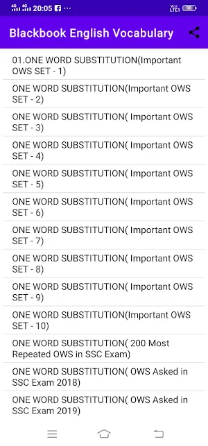 Blackbook English Vocab Book screenshot 1
