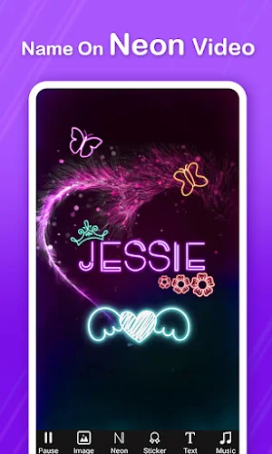 Name Video Maker - Name Art Screenshot 1