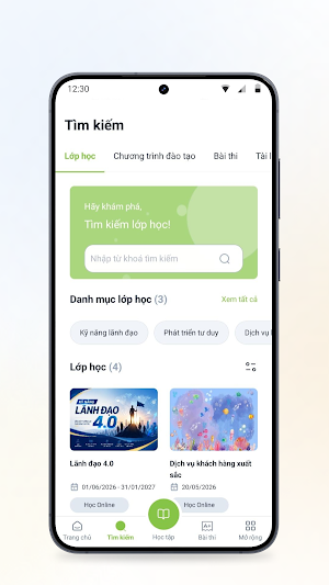 VTC Online LMS Screenshot 1